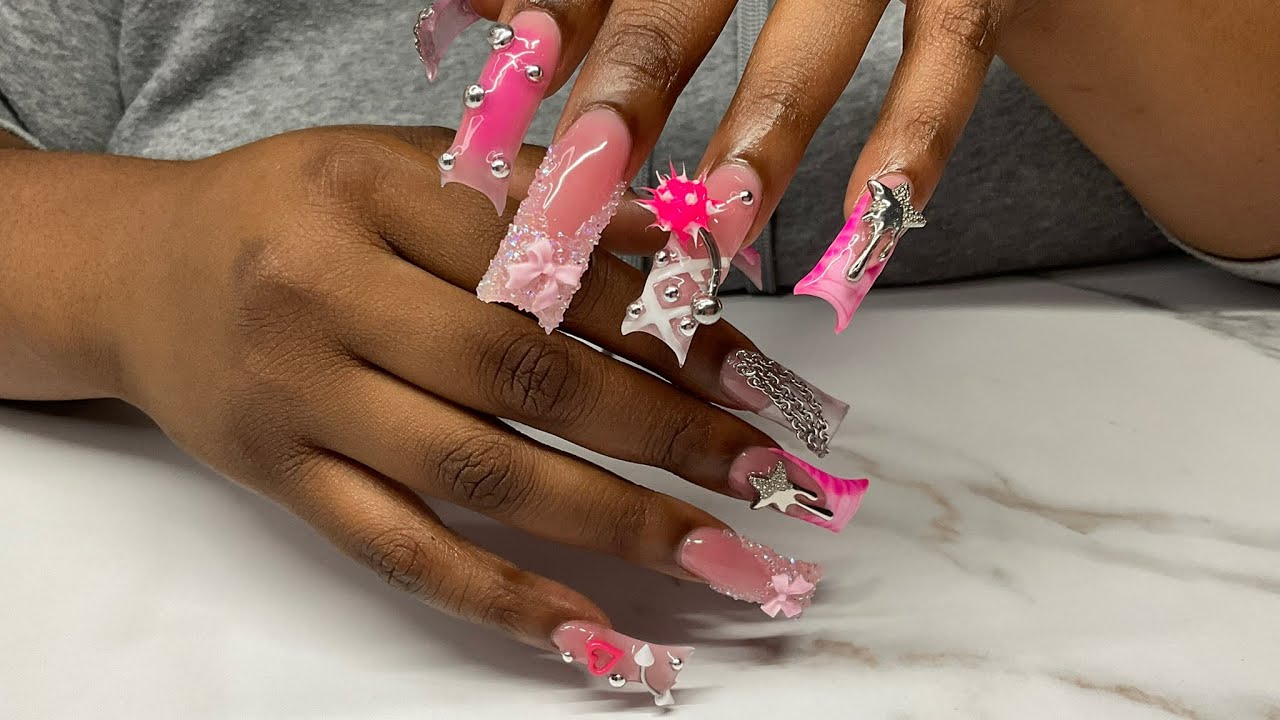 Let’s create! | Watch me do nails | Nail tutorial | Pretty Nails Notes 💖✨