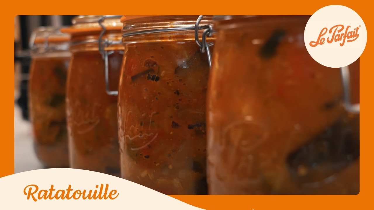 🍆Cuisiner et conserver sa ratatouille en bocal avec la recette Le Parfait®