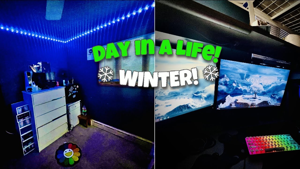 Day in the Life of a small Streamer! (Winter Edition ❄️)