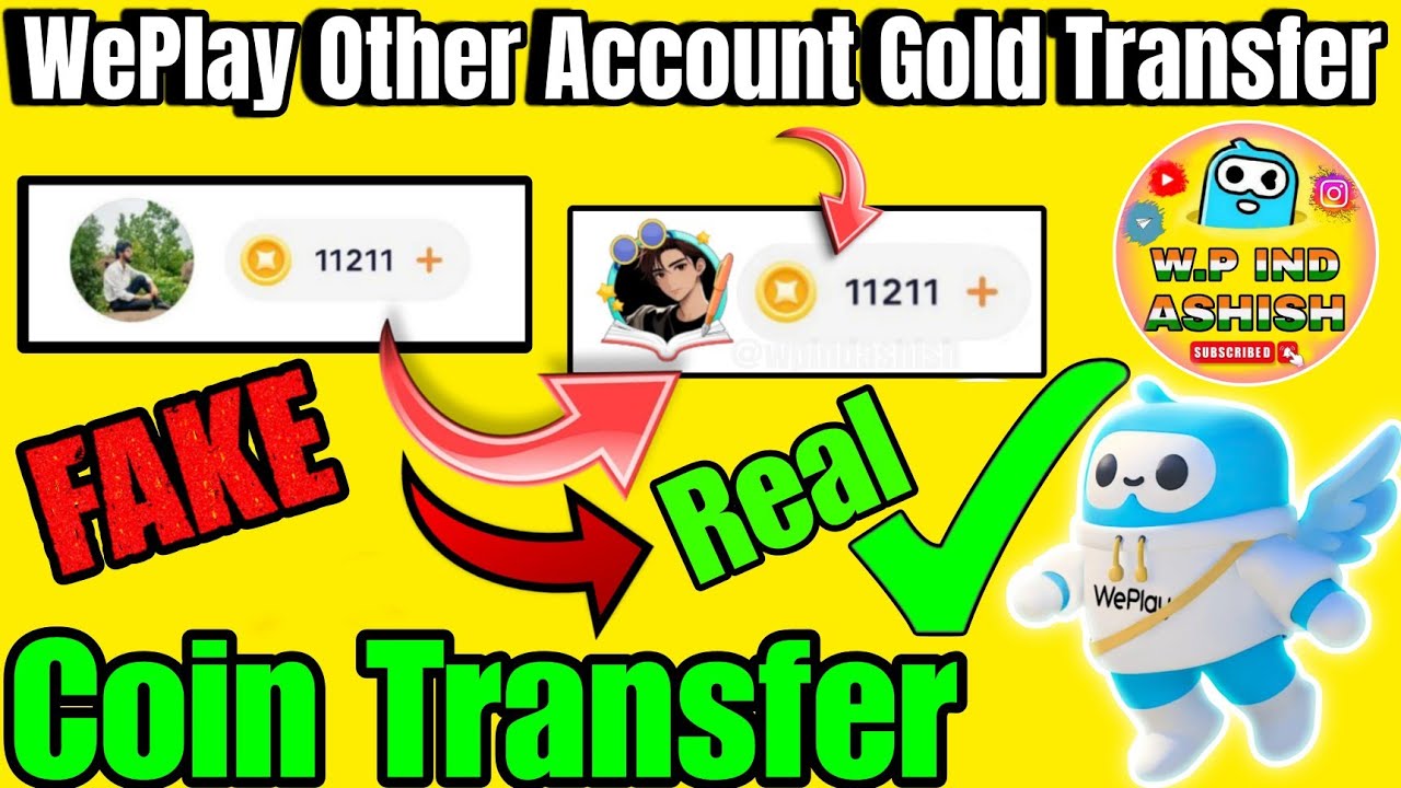 WePlay Friends Gold Transfer | WePlay Coin Transfer Other Account |Weplay Coin Share Fake to Real ac