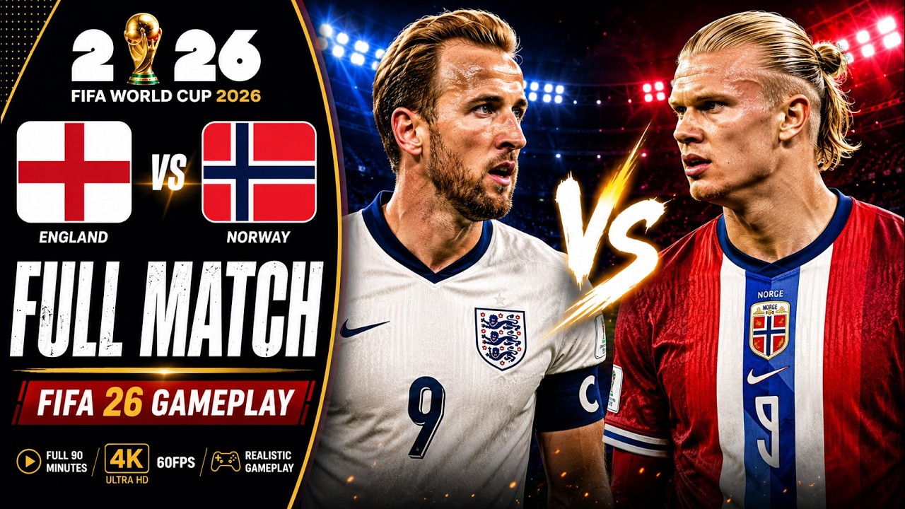 England vs Norway | Full Match Highlights | FIFA World Cup 2026 | 4K 60FPS