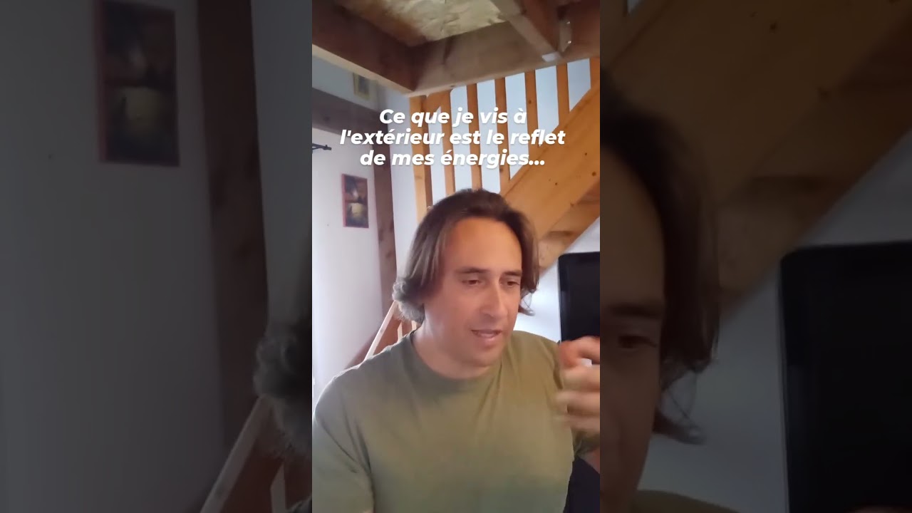 Ce que je vis à l'extérieur est le reflet de mes énergies ✨️