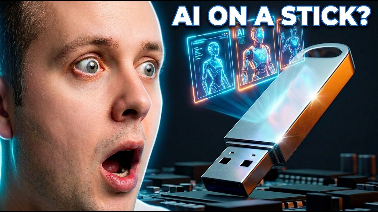 Я запускал несколько агентов ИИ с USB-накопителя 🤯