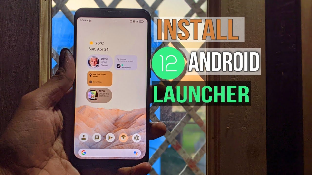 INSTALL Android 12 Launcher // Any Android Smartphone // Download & Install in Hindi.