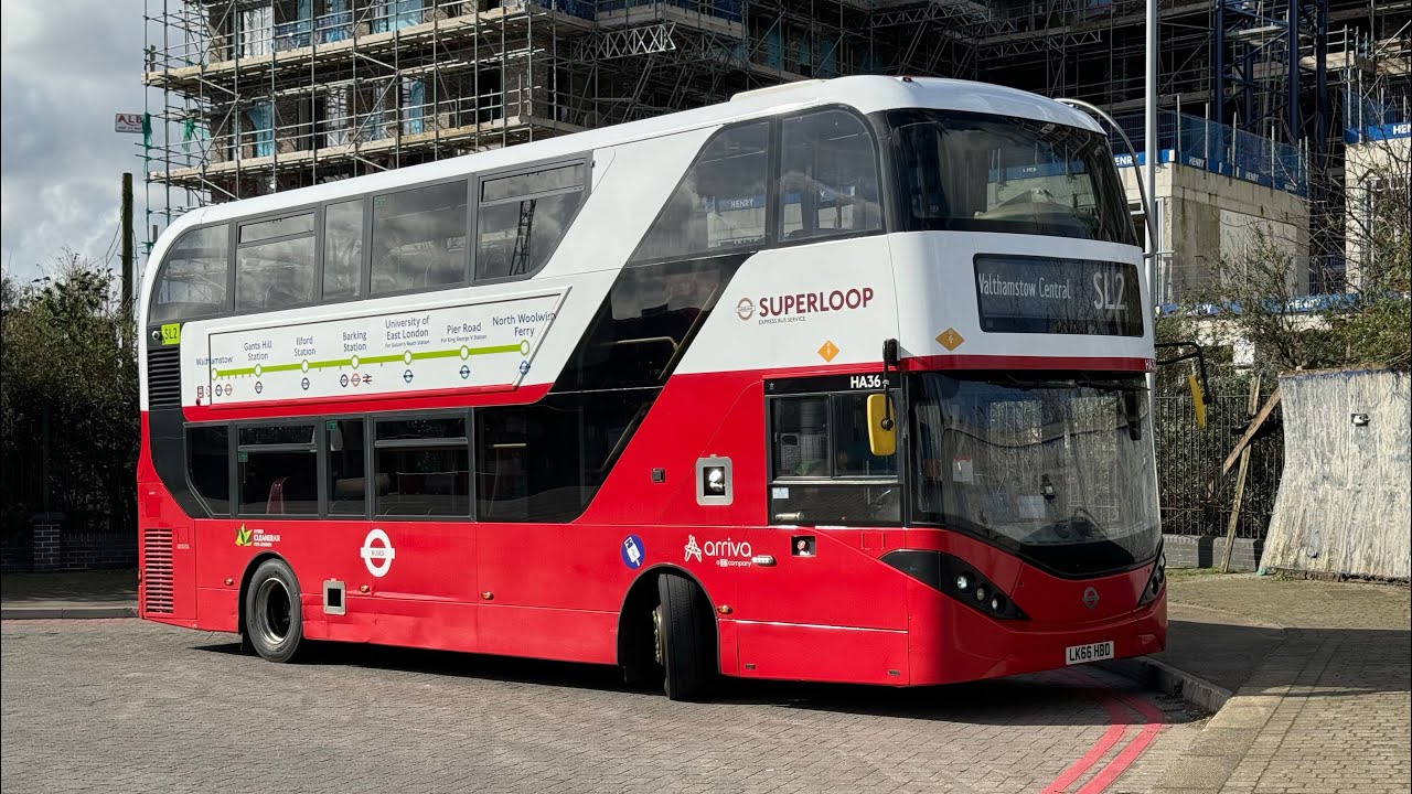 [Full Route Visual] London Buses Superloop Route SL2 From North Woolwich to Walthamstow Central