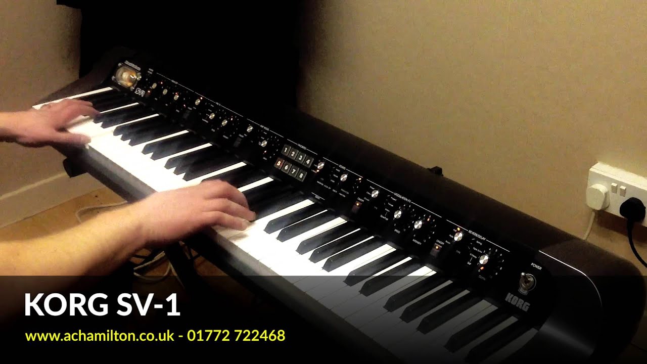 Korg SV1 Demo by Luke Edwards at A&C Hamilton