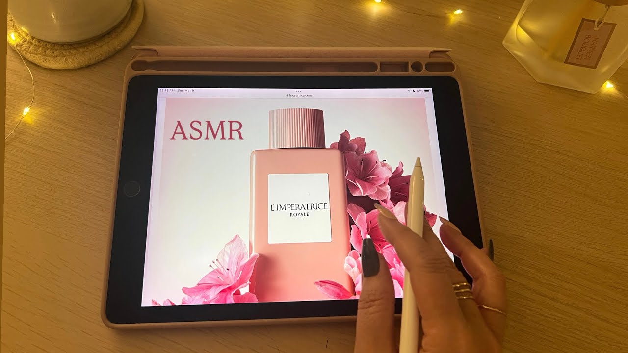 Celebrity Perfumes I’m DYING To SMELL! ✨ASMR iPad Tapping & Soft Spoken ✨Perfume News | Casual Chat