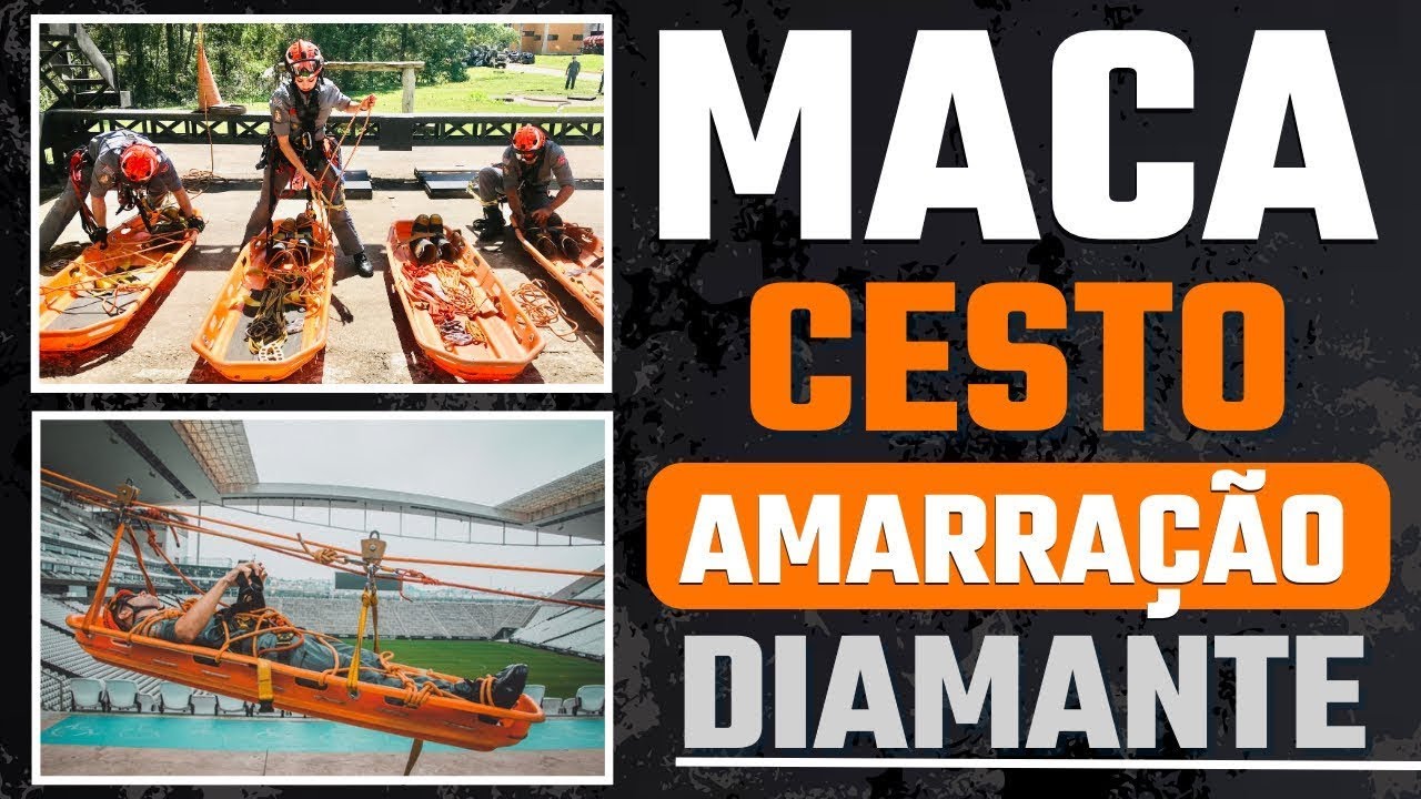 Amarra&ccedil;&atilde;o Diamante na Maca Tipo Cesto