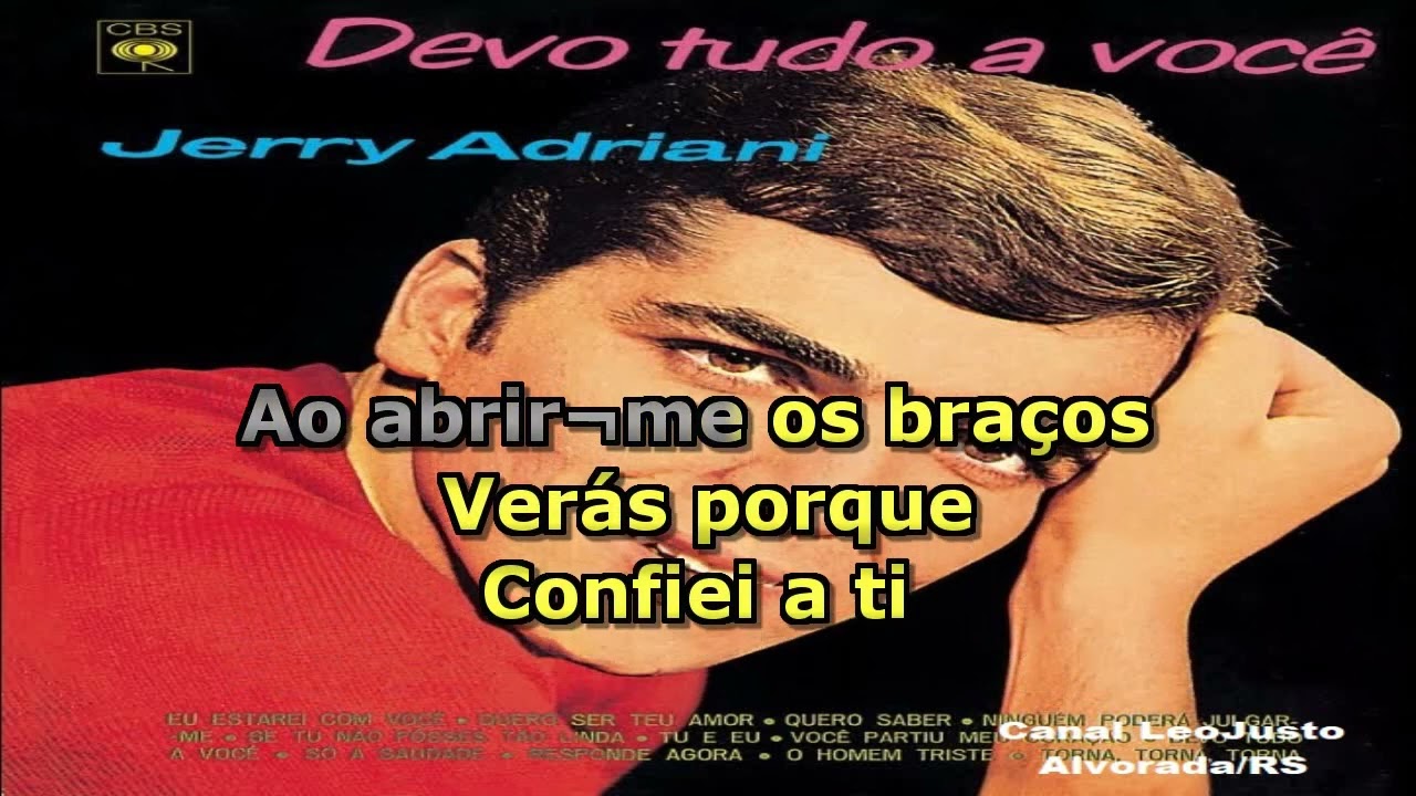Ninguém Poderá Julgar-me _ Jerry Adriani _ Karaokê (música original)