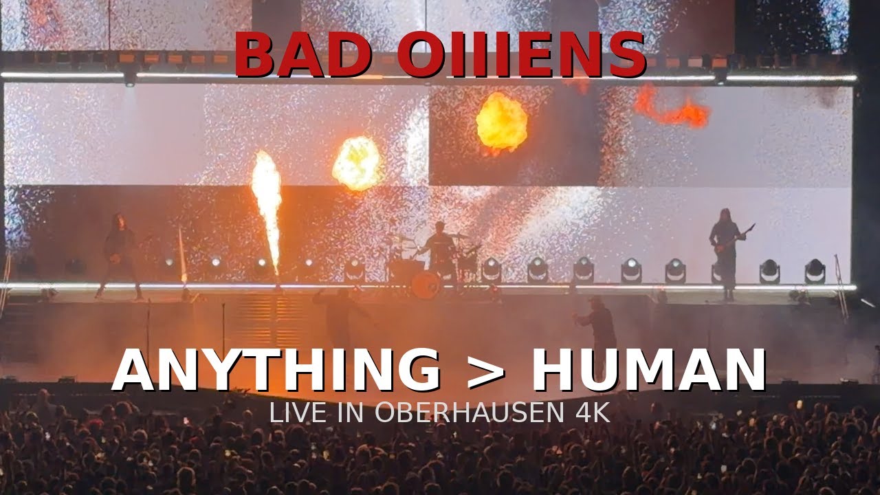 Bad Omens - ANYTHING HUMAN(with Jonathan Vigil) LIVE in Germany (Oberhausen 2025 | 4K)