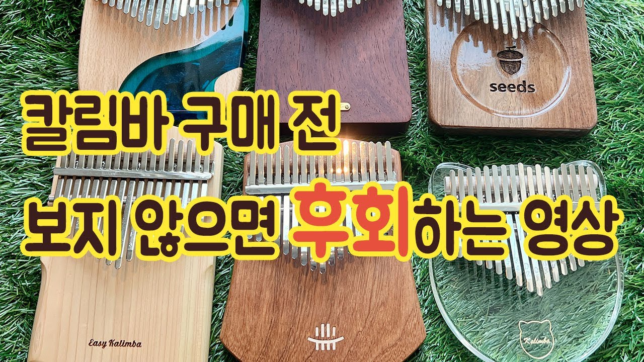 [이지칼림바클래스] 칼림바 처음 구매하기 전 꼭 봐야 하는 영상, 칼림바 종류와 특징, 구입 추천