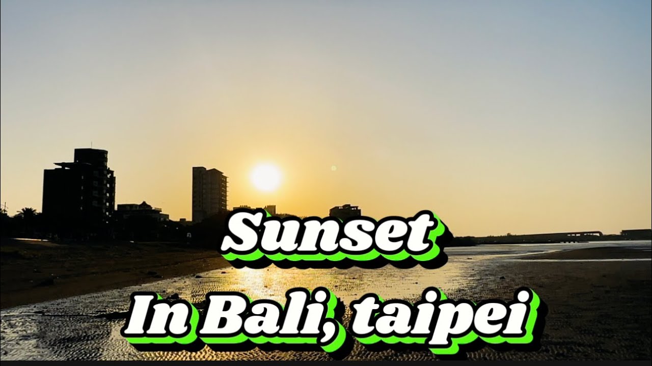 SUNSET VIEW IN BALI RIVERSIDE