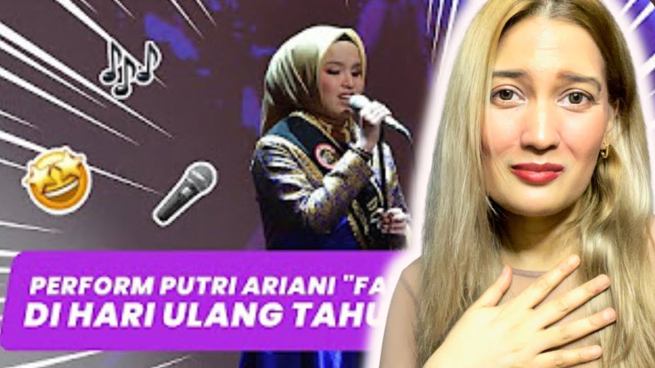 Reaction to Putri Ariani’s Live Performance of “Fatwa Pujangga” | she’s 🔥