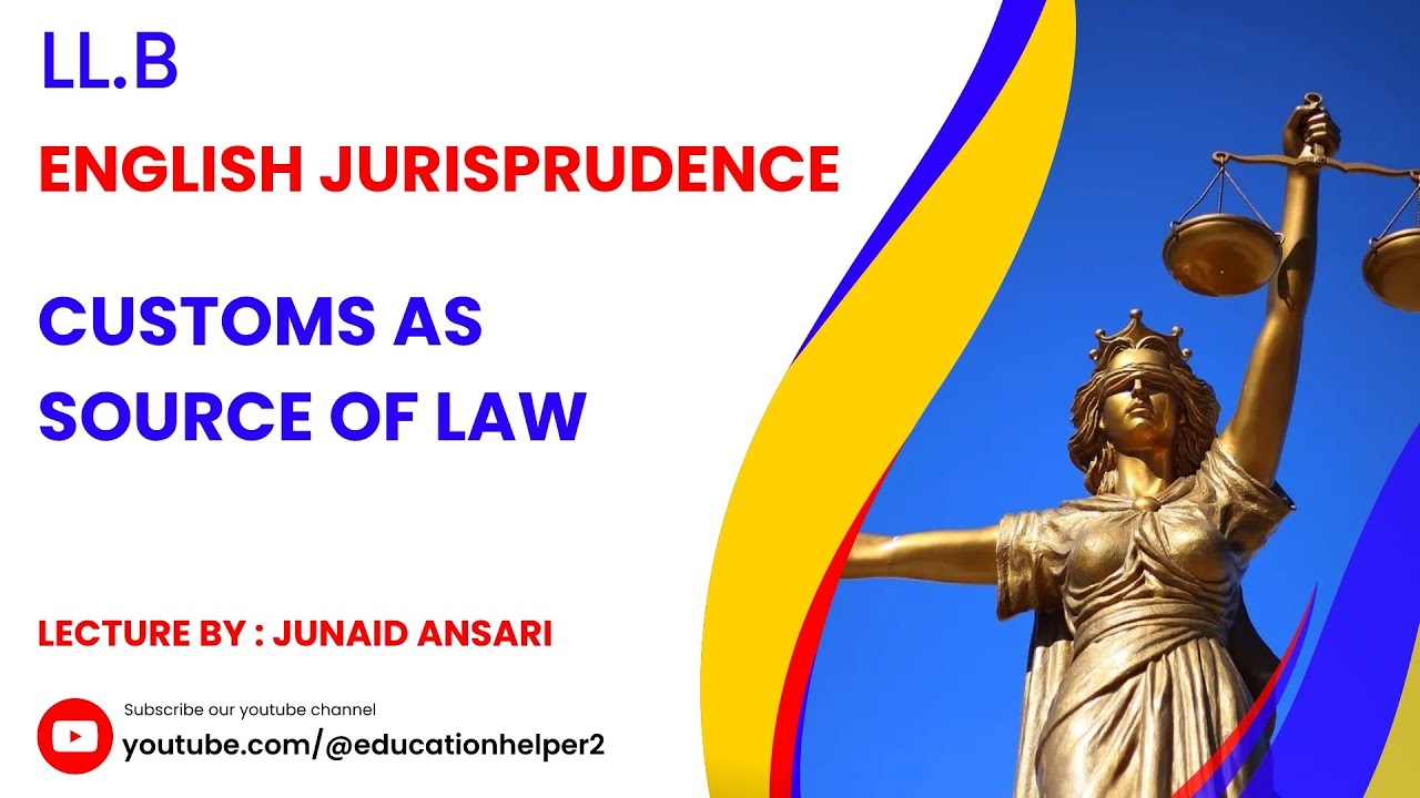 Customs as source of law