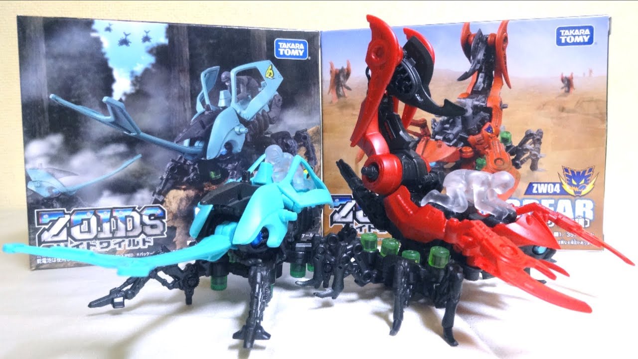 【ZOIDS ゾイドワイルド】ZW03 カブター & ZW04 スコーピア ヲタファの遊び方レビュー / ZOIDS WILD Kabter & Scorpear