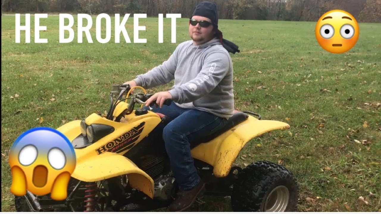 FIRST TIME RIDER ON 400EX