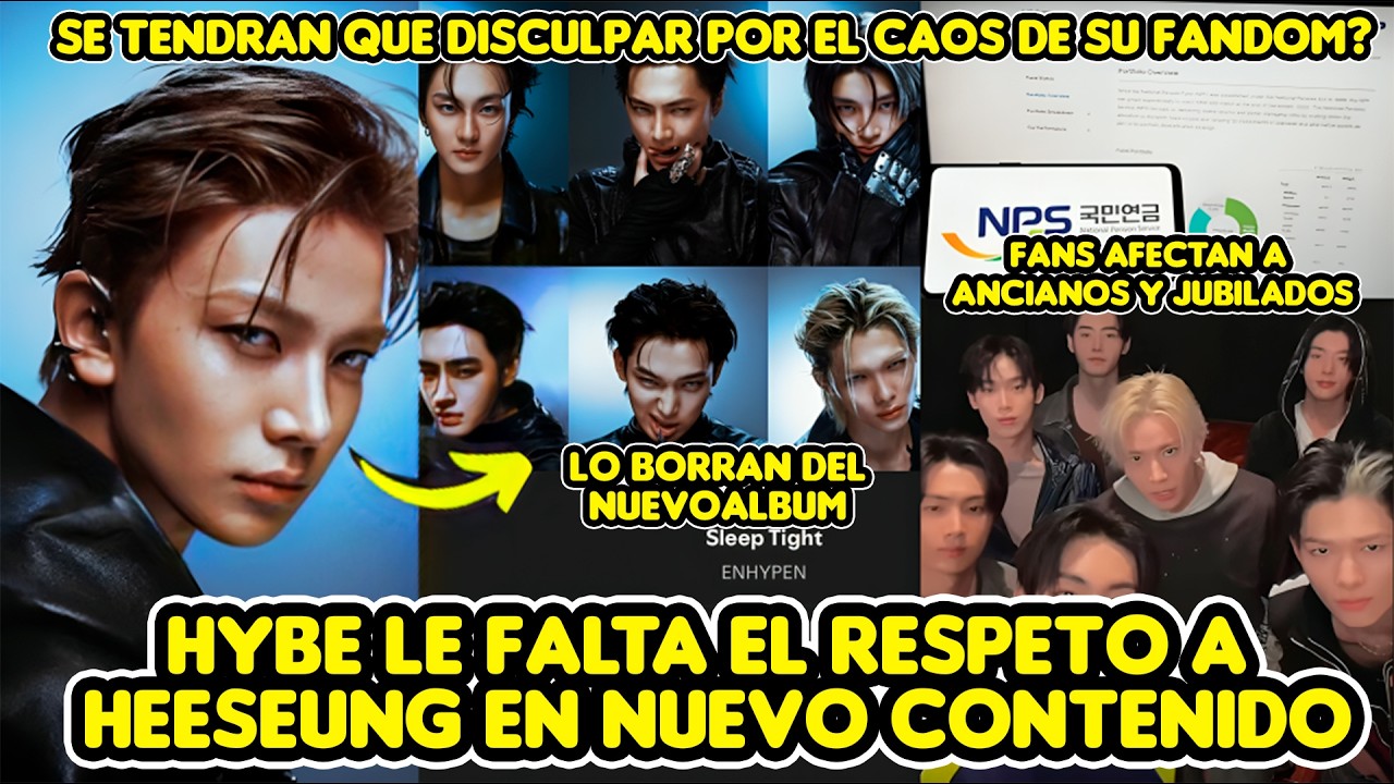 HYBE LE FALTA EL RESPET0 A HEESEUNG EN NUEVO CONTENIDO +ENHYPEN SE DISCULPARAN POR CAOS DE FANS?