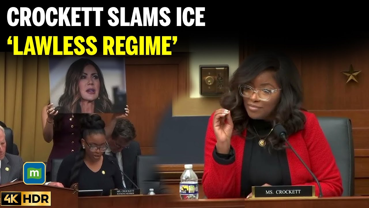 “Lawless Regime”: Jasmine Crockett Confronts ICE in Explosive Hearing
