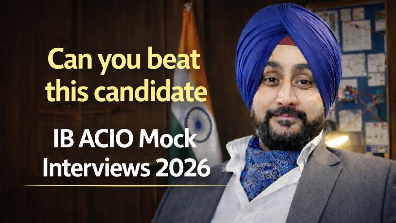 IB ACIO Mock Interview 2025 | IB ACIO Interview Questions | IB ACIO Interview Prep  2026