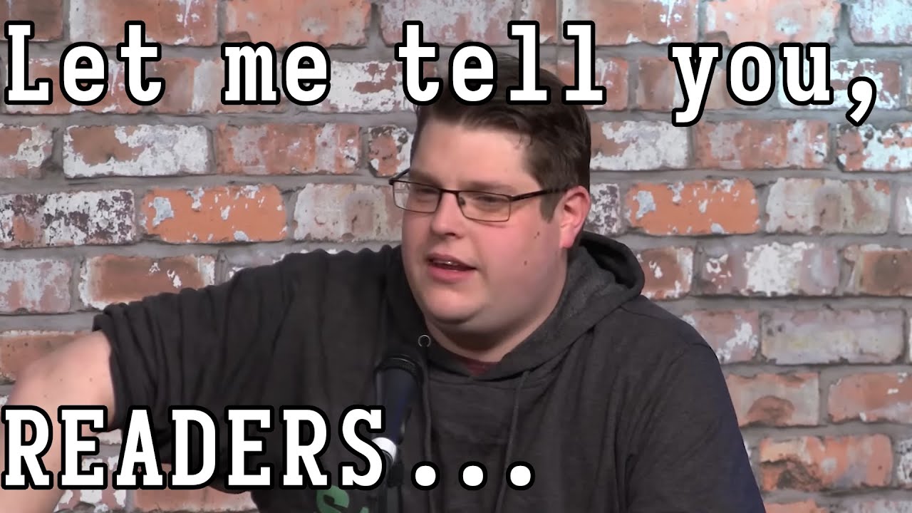 How many times did Gary Brannan call us readers?