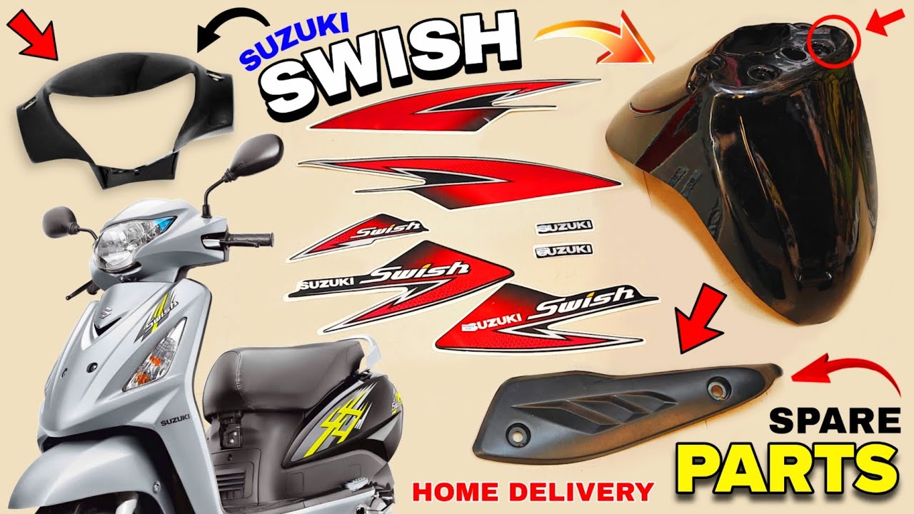 Suzuki Swish Body Parts ~ 9893-23-5053 🇮🇳 All India 🚚 Home Delivery ~ Suzuki Swish Spare Parts