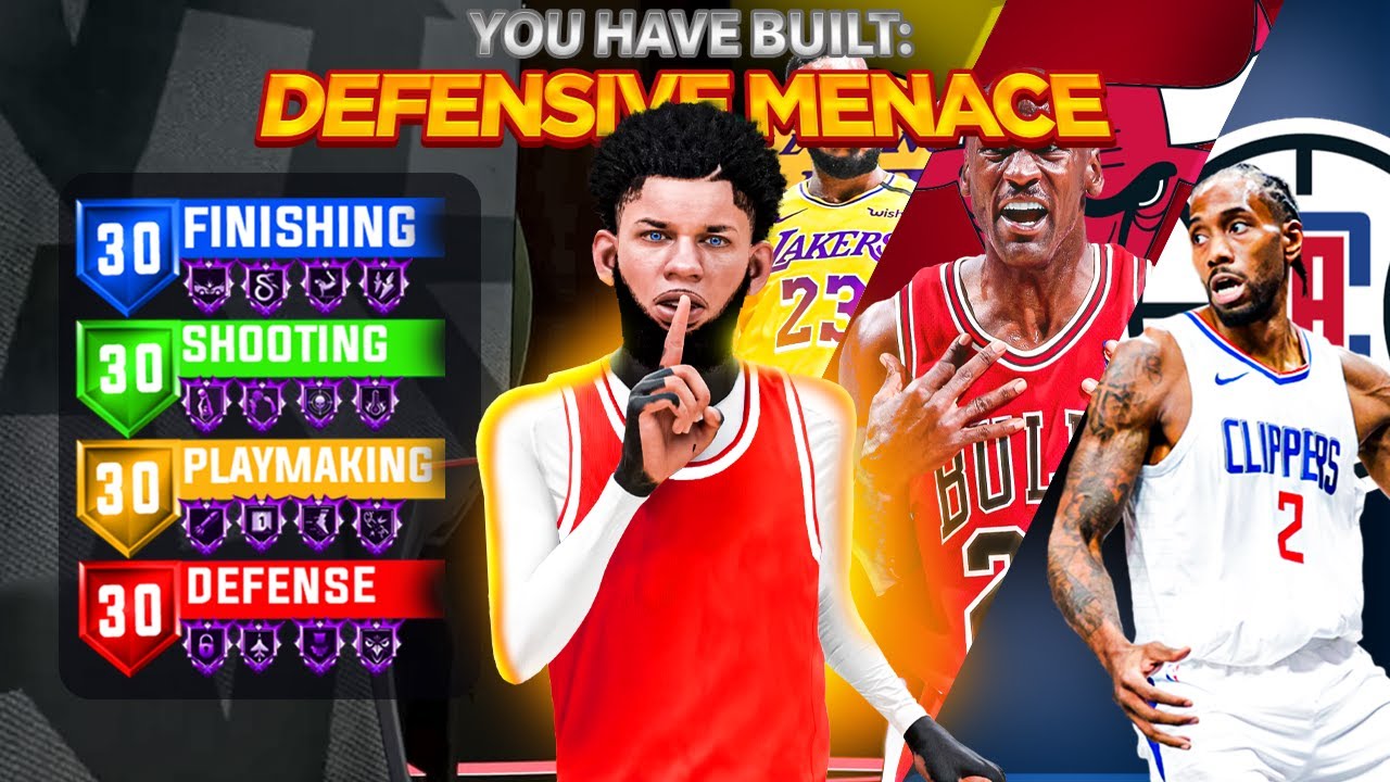 BEST DEFENSIVE MENACE BUILD is the BEST BUILD IN NBA 2K24! BEST ALL AROUND LOCKDOWN BUILD NBA 2K24!