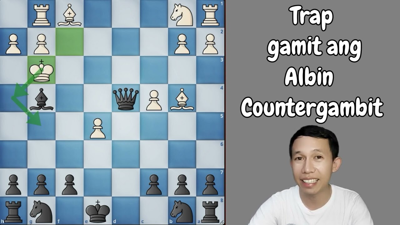 Subukan ang Trap ng Albin Countergambit vs. Queen's Gambit #chess