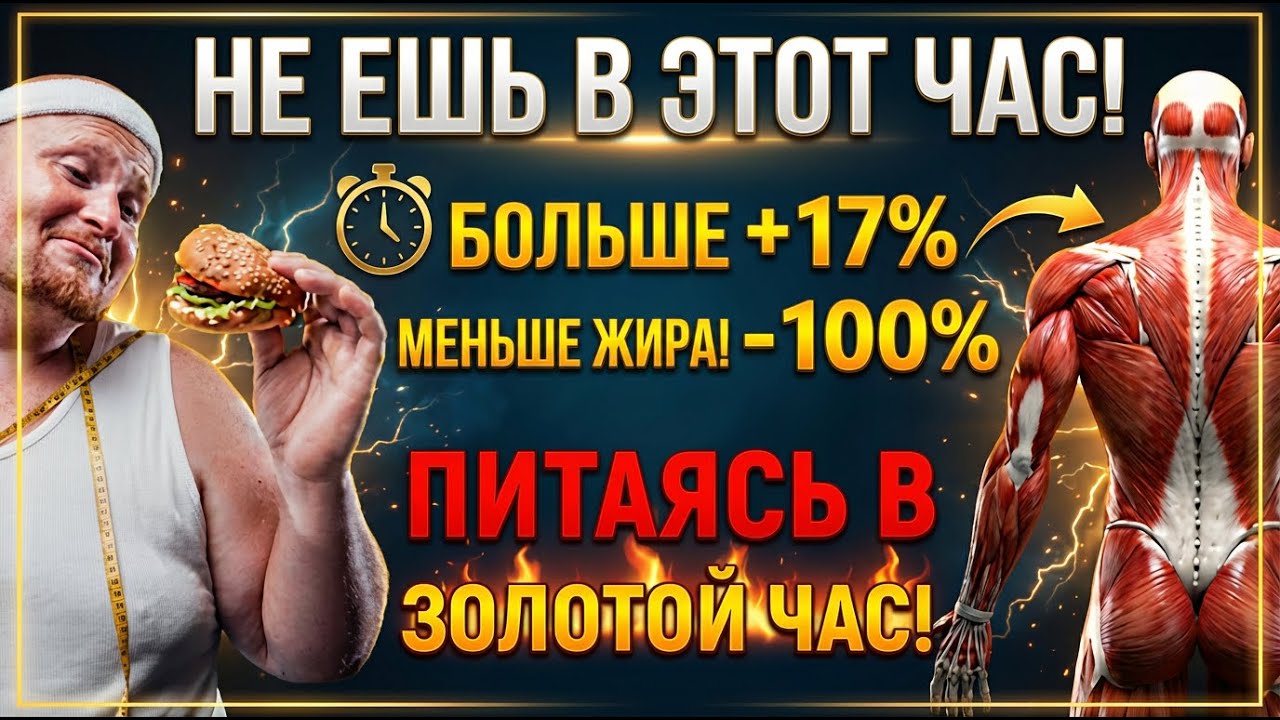 Не ешьте в это время, иначе ваше тело станет диабетическим! (Секрет похудения без диет)