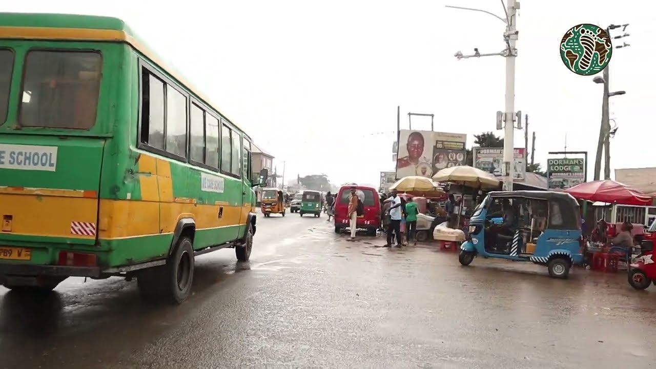 Real Life in Kumasi 🇬🇭: Walking After Heavy Rainfall in Africa