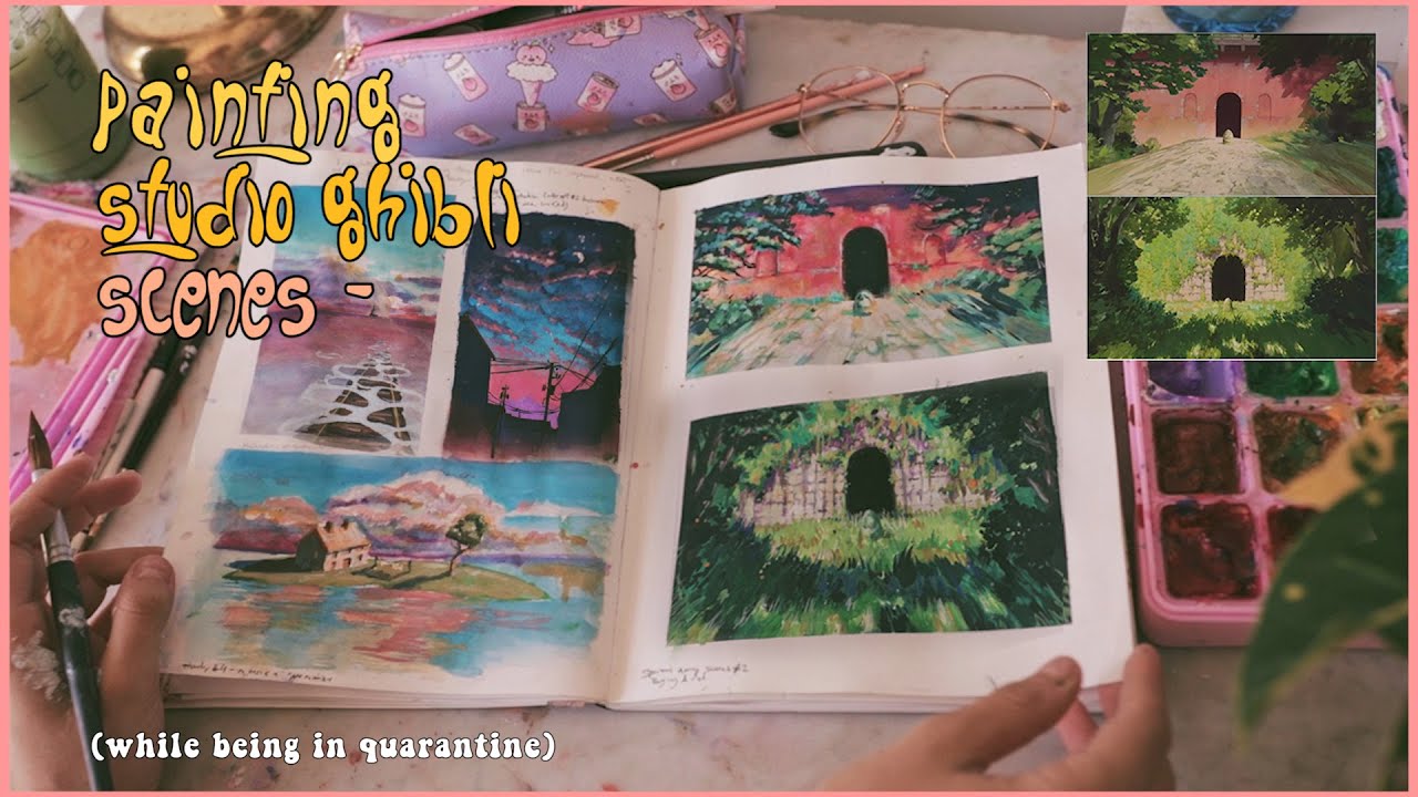 🌈painting during quarantine~ Studio Ghibli \\ Jim Reno