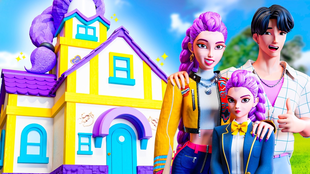 ¡RUMI COMPRÓ SU PRIMERA CASA! Kpop Demon Hunters Animación