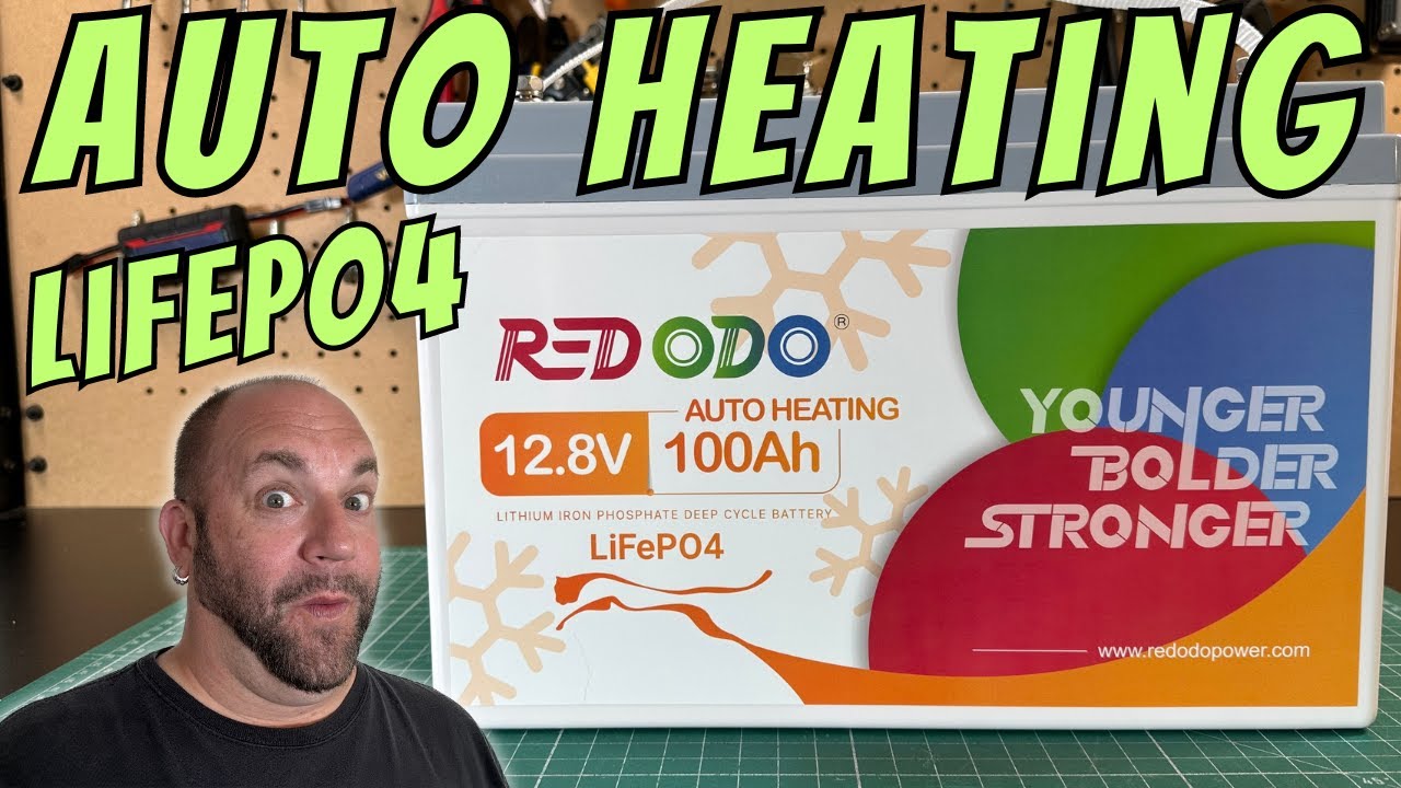 REDODO 100Ah Auto Heating LiFePO4 Battery