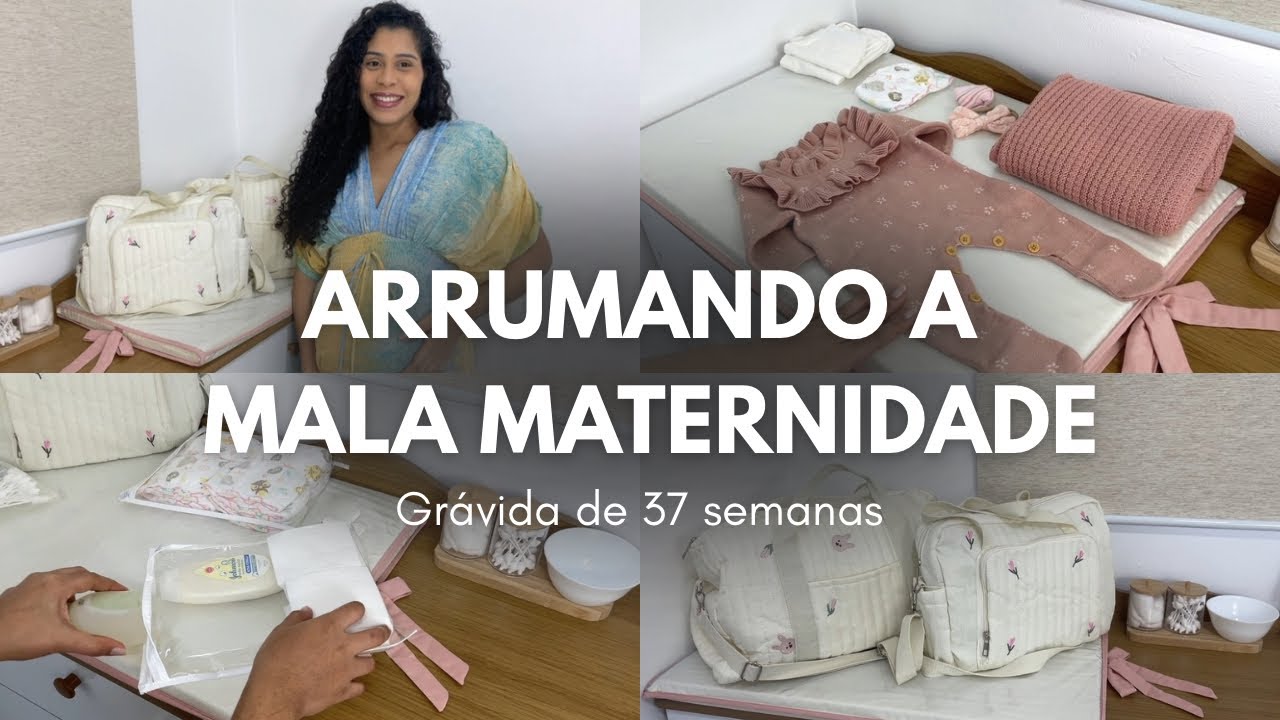 ORGANIZANDO A MALA MATERNIDADE DA BEBÊ E DA MAMÃE 🩷👜