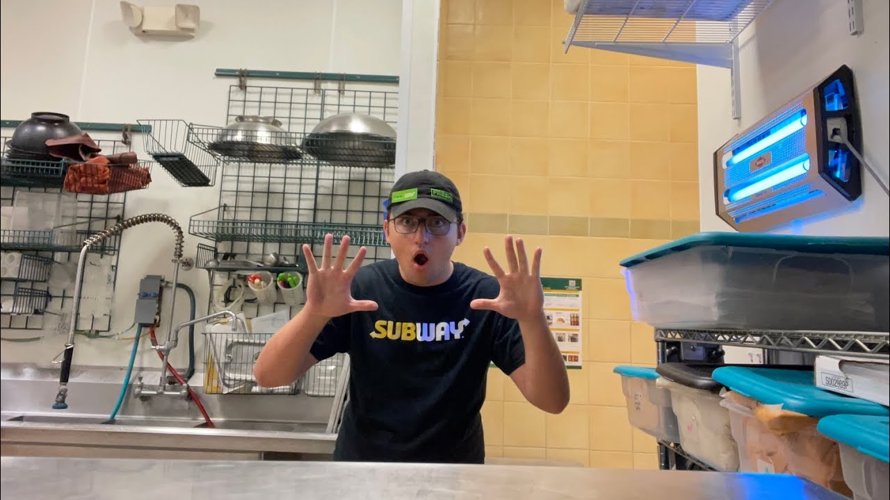 Day In The Life Working At Subway (The Night Shift!)