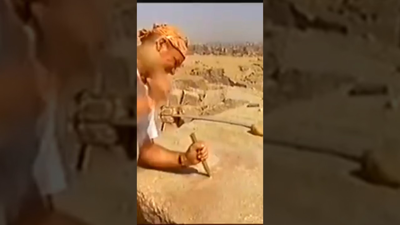 How ancient Egyptian cut granite?