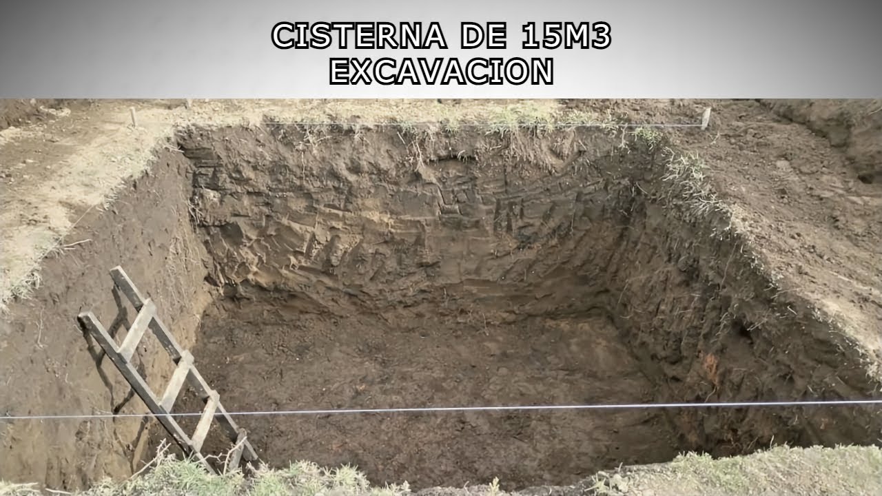 Excavación para una Cisterna de 15m3 | CONSTRUCCIONES IDEALES