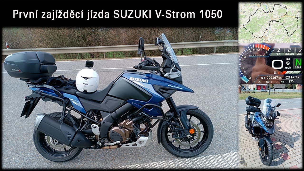 První zajížděcí jízda SUZUKI V Strom 1050