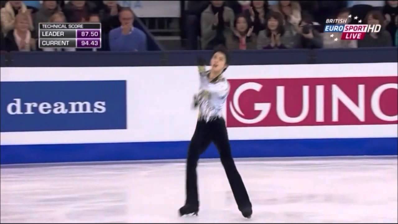 （中・日字幕付き）GPF 2014 FS + Interview - Yuzuru Hanyu [Eurosport-British] (Chinese/Japanese Subtitled)