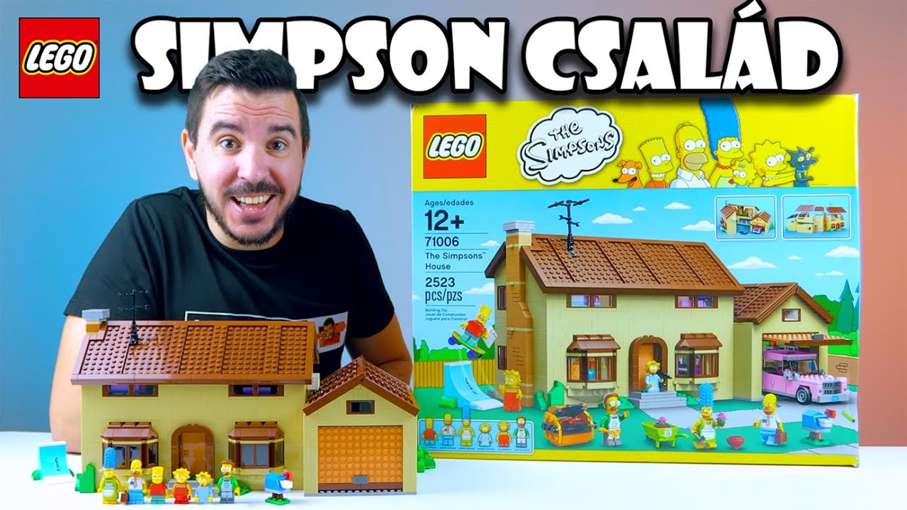 Ilyen egy 10 ÉVES LEGO szett! || LEGO 71006 A Simpson család háza