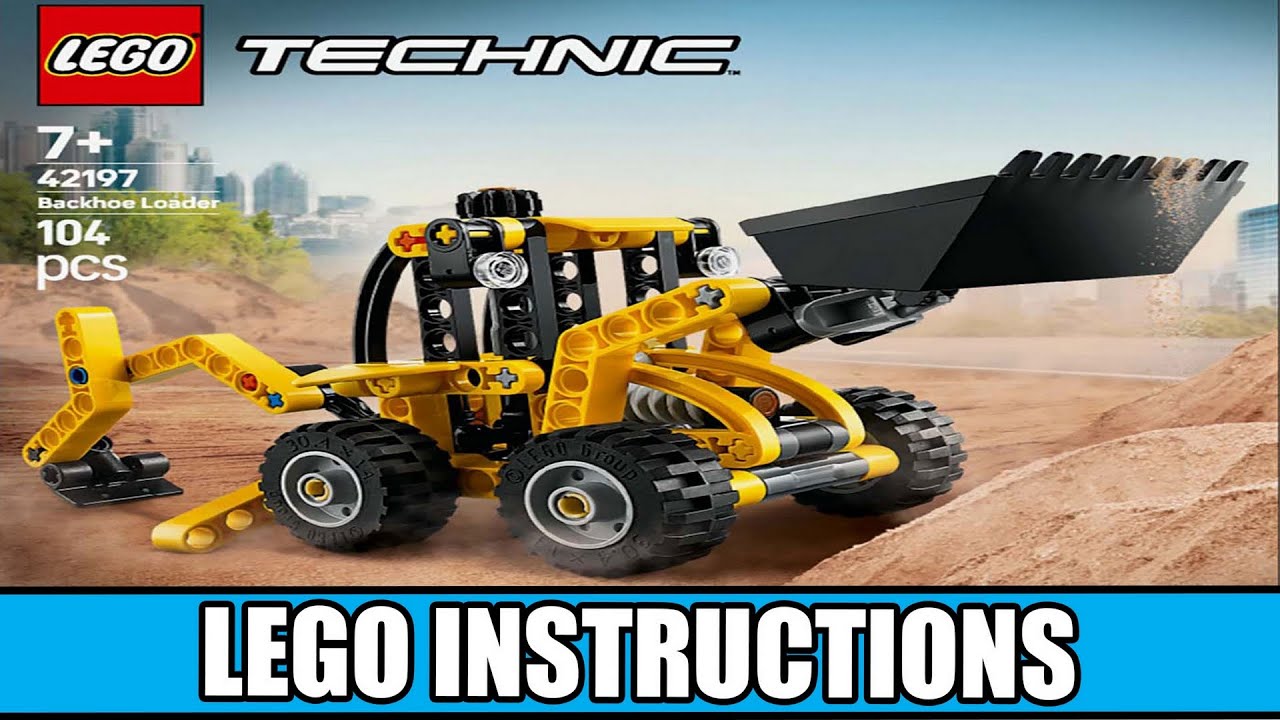 LEGO Instructions - Technic - 42197 - Backhoe Loader