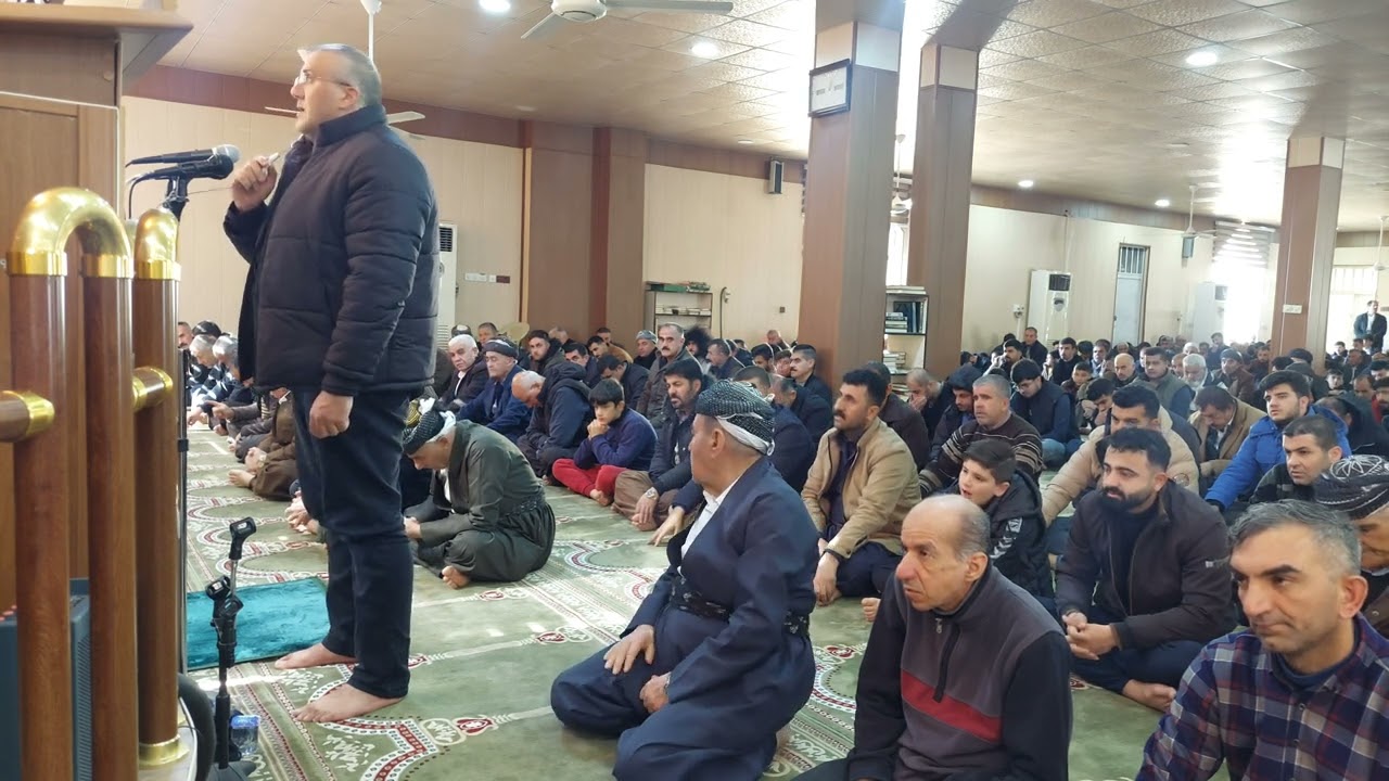 الأذان للقارئ محمد هشام القيسي من جامع الحاج عمر في السليمانية