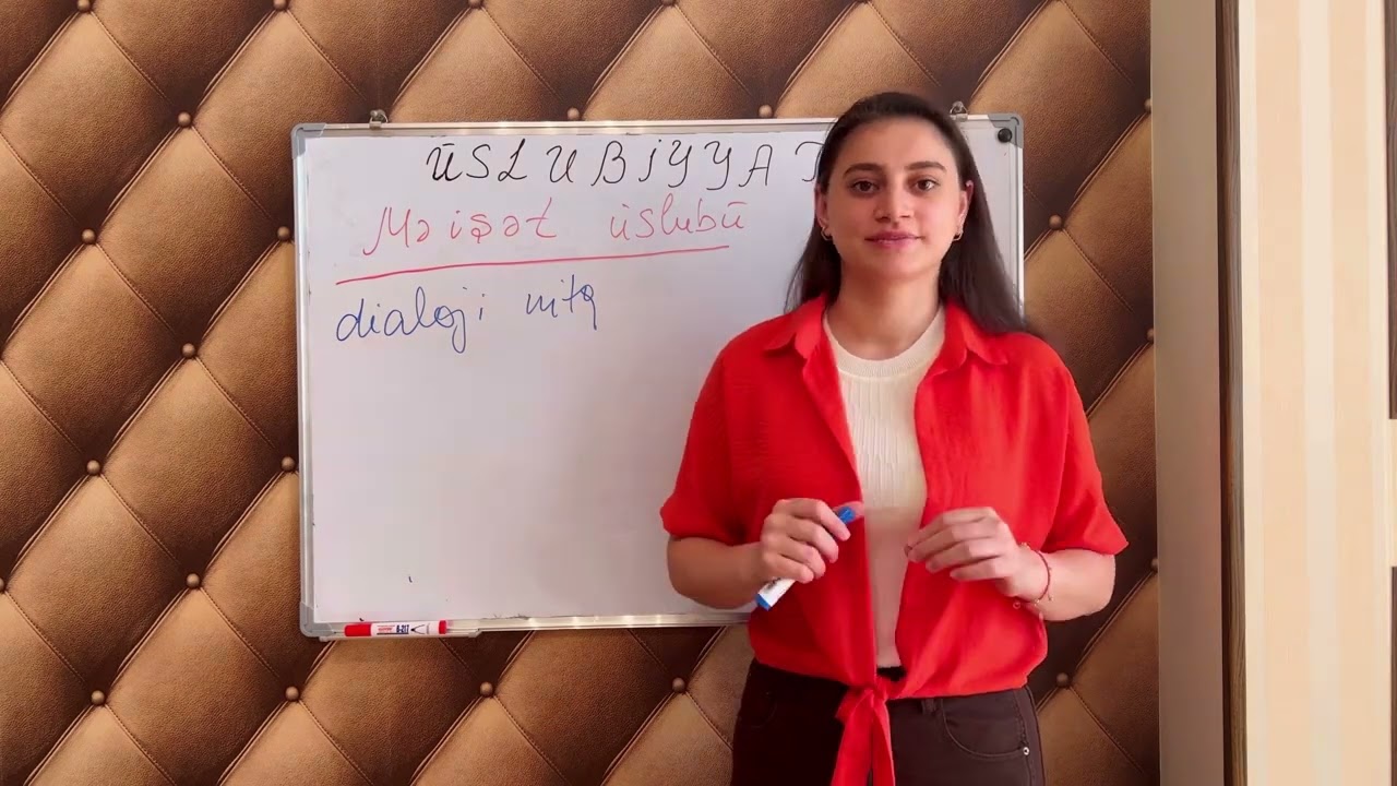 Üslubiyyat 2 | Publisistik  üslub | Məişət üslubu | Rəsmi-işgüzar üslub | Fərdi üslub