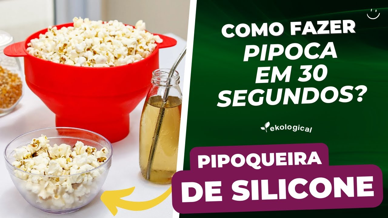 Como funciona a pipoqueira de silicone de microondas? Descubra Aqui | Ekological