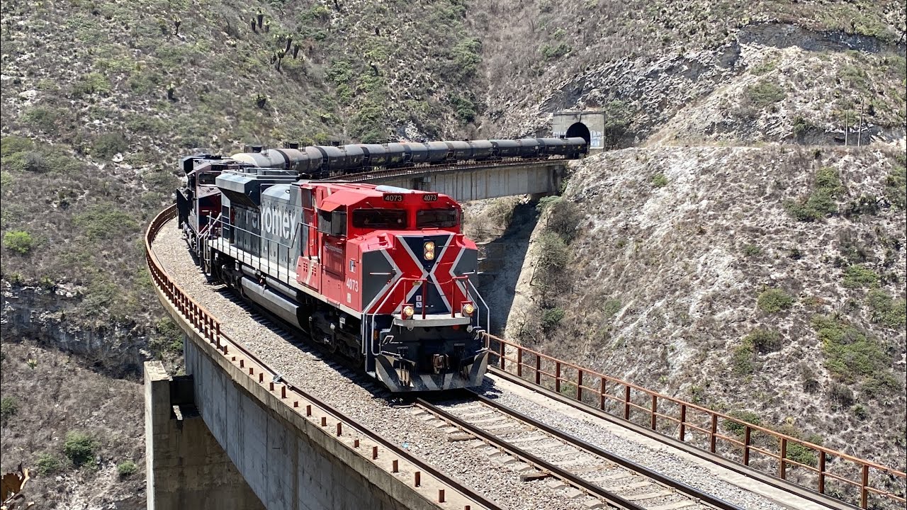 SD70ACe bajando por las enormes pendientes de acultzingo 🚂