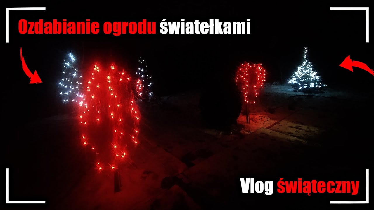 ❄️Ubieranie światełek na podwórku❄️ coś poszło nie tak