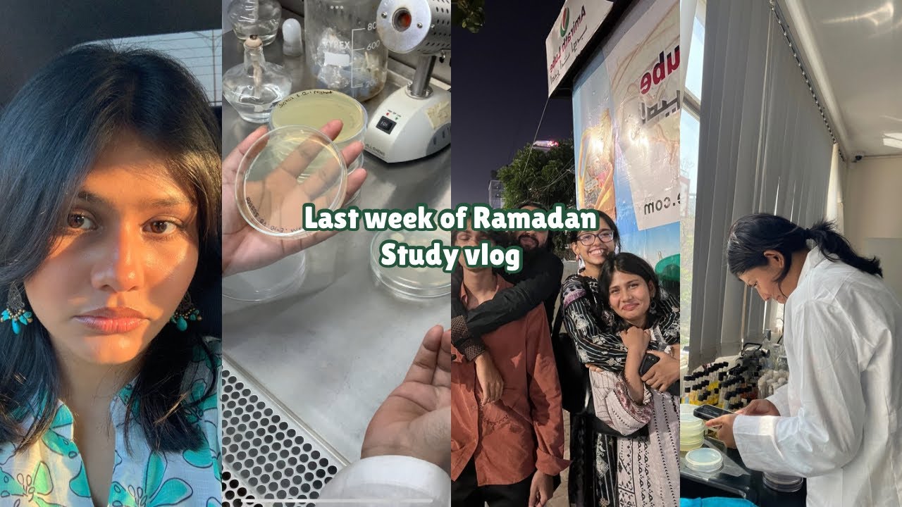 DAYS IN MY LIFE : STUDY WITH ME for Midterms,Ramadan 2025,iftar and sehri with friends and family