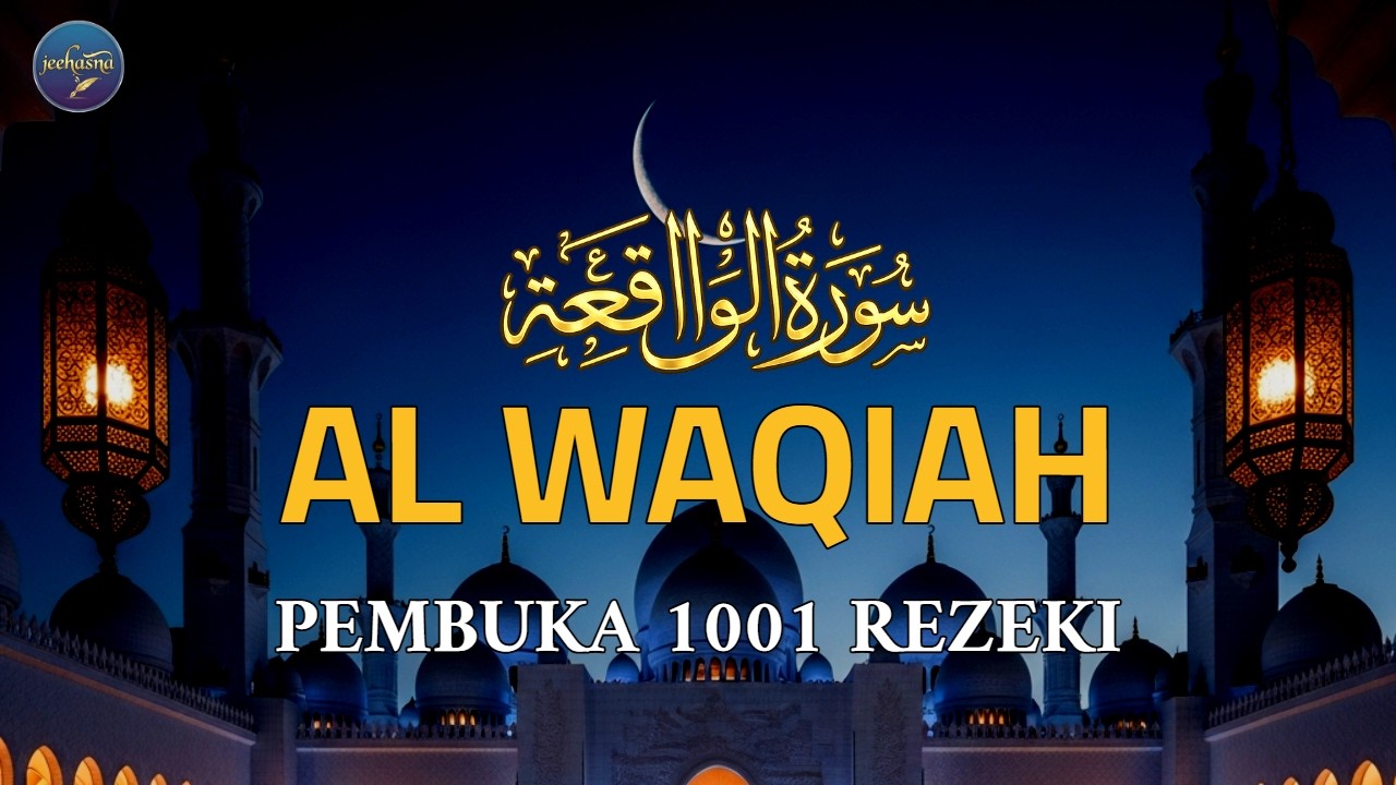Surah Al Waqiah 7x | Bacaan Qur’an Merdu Penarik Rezeki