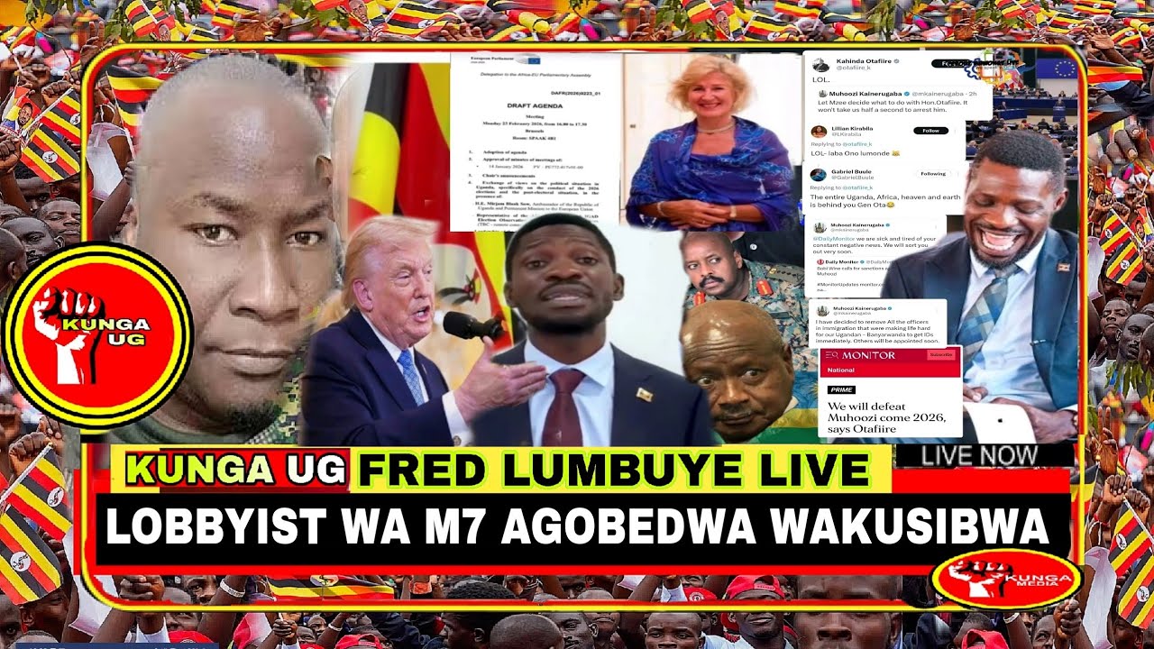 BREAKING NEWS FRED LUMBUYE:: BITABUSE EU EGOBYE LOBBYIST WA MUSEVENI BULIJO AMUWOLEREZA WAKUSIBWA 