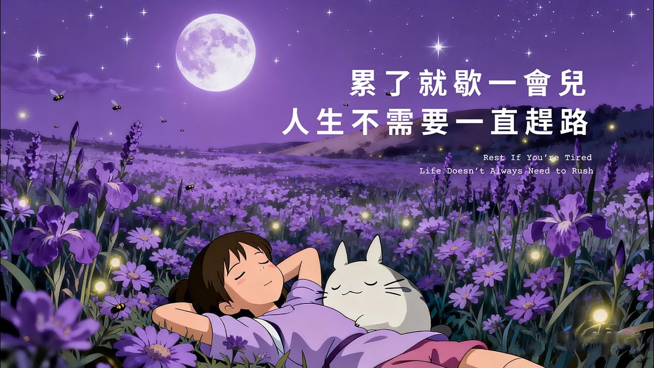 累了就歇一會兒，人生不需要一直趕路🌙宮崎駿純音樂 Live · Relaxing Night Music