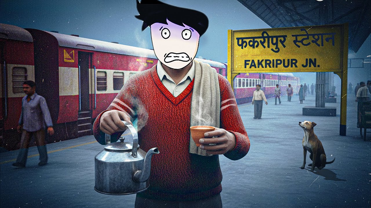 Selling CHAI At A Haunted Railway Station ☕